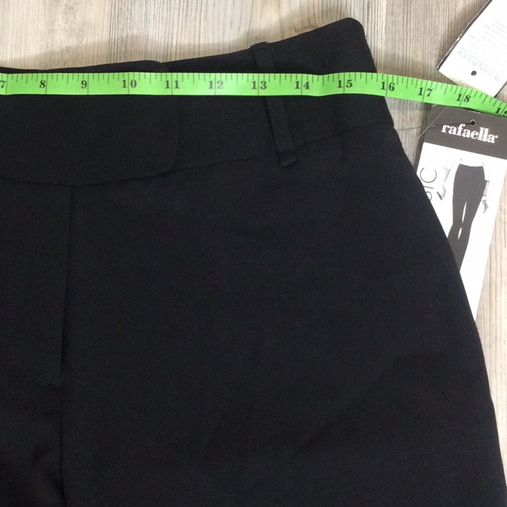 🆕NWT Rafaella Classic Higher Front Rise 2 Way Stretch Slacks/Pants 8 - Picture 6 of 14